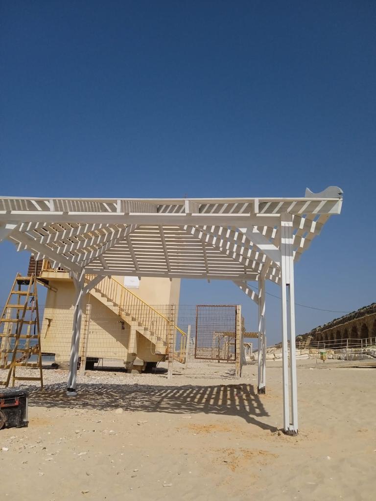 עבודה של התותחים בגגות