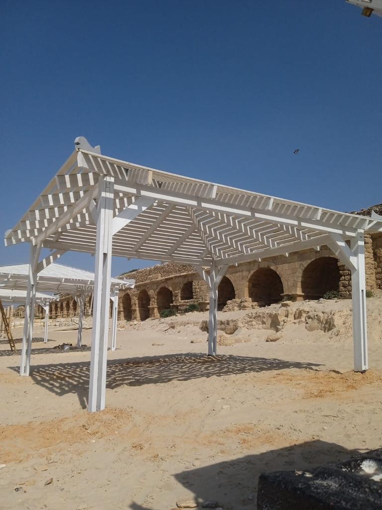 עבודה של התותחים בגגות