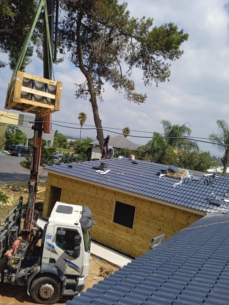 עבודה של התותחים בגגות